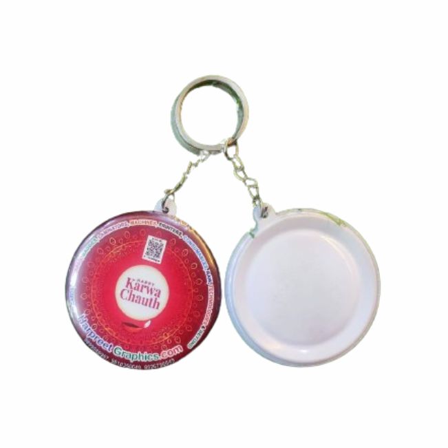 SINGLE SIDE KEYRING (58MM)