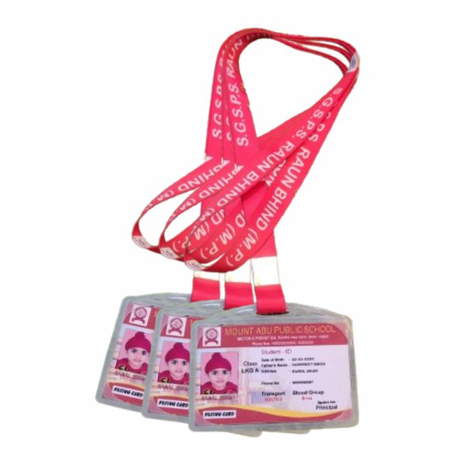 DIGITAL LANYARD WITH PVC ID  CARD & HOLDER